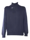 Fay Turtleneck Sweater + Hook In Blue
