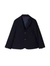 Fay Navy Blue Tailored Blazer In Blue