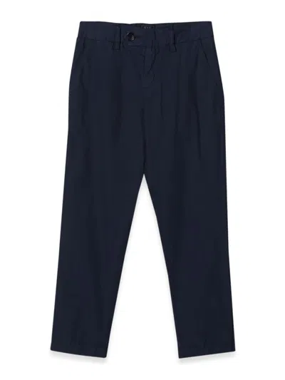 Fay Fabric Pants In Blue