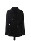 Fay Women's Mini Short Trench Coat In Nero