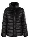 Fay Cape In Black Lightweight Nylon In Black