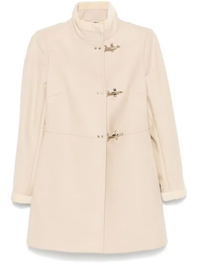 Fay Felted Coat In White