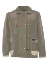 Fay Field Jacket In Green