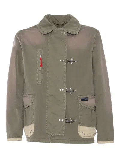 Fay Field Jacket In Green