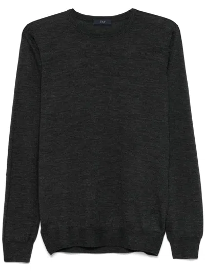 Fay Fine-knit Sweater In Multicolor