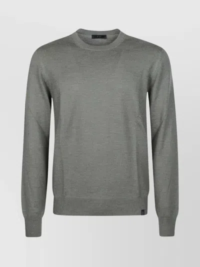 FAY FINE WOOL CREW NECK LONG SLEEVE SWEATER