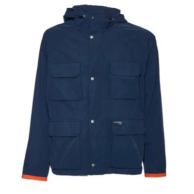 Fay Fisherman Corto Archive Windbreaker In Blue
