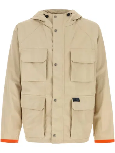 Fay Giacca A Vento In Nylon Beige Uomo In Neutral