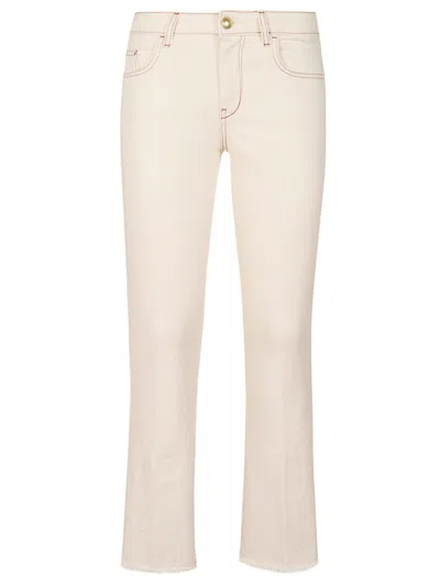 FAY FAY FITTED DENIM JEANS WITH SLIGHT FLARE HEM
