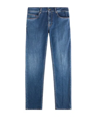 Fay Five-pocket Jeans In Blue