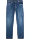 Fay Cotton Denim Jeans In Blue