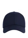 Fay Flat-peak Baseball Cap In Blue