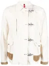 Fay Men Jacket 4 Hooks In White