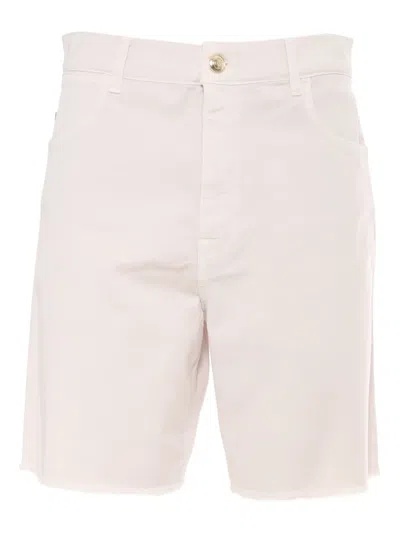 FAY FRAYED FIVE-POCKET SHORTS