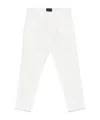 Fay Gabardine-weave Chinos In White