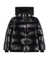 Fay A-line Caban Down Jacket In Black