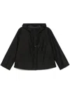 Fay Ganci-fastening Jacket In Black