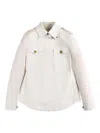 Fay White Collared Jacket In White