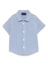 Fay Gingham-pattern Shirt In White