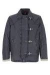 Fay Chic Four-button Mini Jacket In Blue