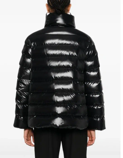 Fay Glossy Black Padded Jacket