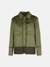 Fay Green Cotton Blend Jacket In Green