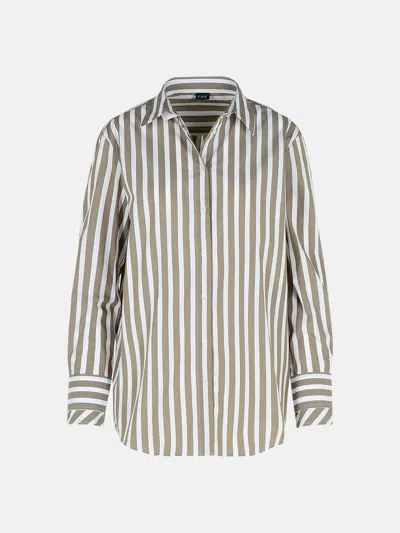 Fay Green Cotton Blend Shirt