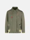 Fay Green Cotton Jacket In Green