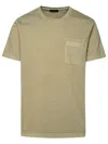 Fay Pocket Crew Neck T-shirt In Green