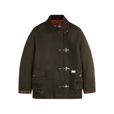 FAY FAY GREEN JACKETS MEN