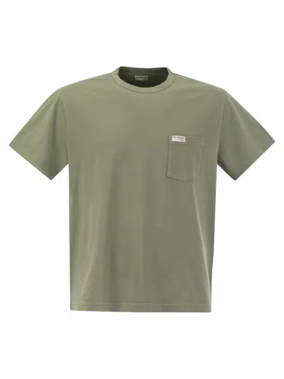 FAY GREEN MILITARY T-SHIRT