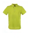 Fay Green Short-sleeved Polo Shirt In Green