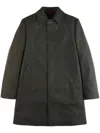 Fay Straight Wool-cashmere Blend Coat With Side Pockets