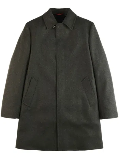 FAY FAY GREEN WOOL COAT