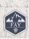 Fay Grey Wool Hat In Green