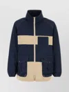 Fay High Collar Elastic Cuffs Jacket With Front Pockets