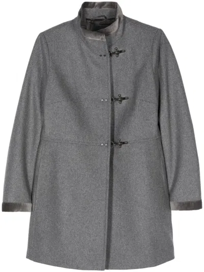 Fay High-neck Jacket In Grey