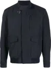 Fay High-neck Lightweight Jacket In Blau