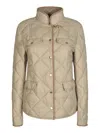 Fay Diamond-quilted Jacket In 014b