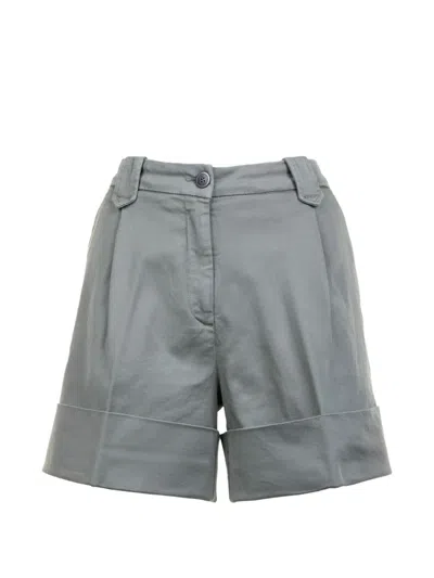 Fay Bermuda Shorts High Waist In Safari Chiaro