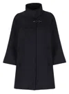 Fay Short High Collar Waterproof Jacket In Black