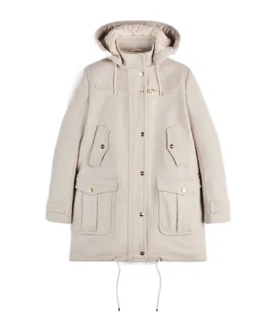 FAY FAY QUILTED WOOL-BLEND PARKA