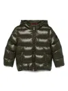Fay Hooded Down Jacket In Green