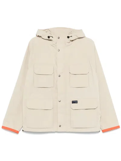 Fay Hooded Jacket In Neutrals