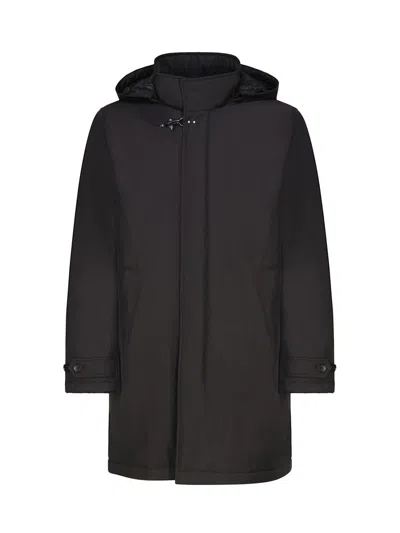 Fay Waterproof Coat In Black