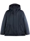 Fay Navy Blue Double Front Caban Jacket In Blau