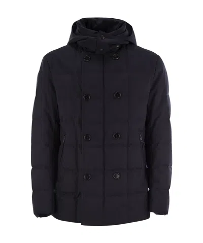 FAY FAY DOUBLE-BREASTED HOODED COAT