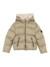 Fay Hooded Puffer Jacket In Green