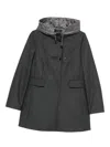 Fay Tailored Short Coat In Black