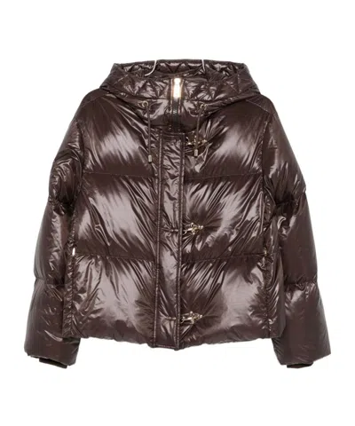 FAY FAY HOODED QUILTED PUFFER JACKET
